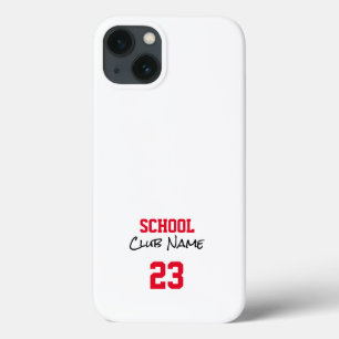 学校名 クラブ バンド 年 色 スピリット 楽しさ iPhone 13ケース