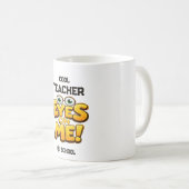 学校向けのカスタムフォト教師ギフト コーヒーマグカップ (正面右)