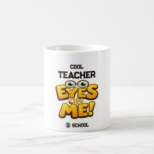 学校向けのカスタムフォト教師ギフト コーヒーマグカップ (中央)