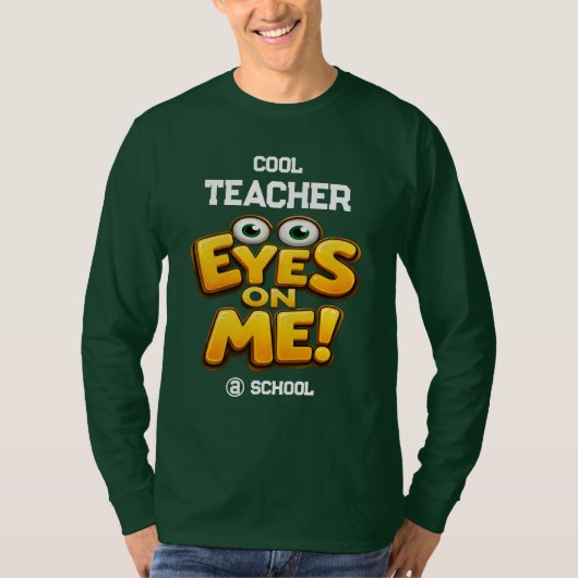 学校向けのカスタムフォト教師ギフト Tシャツ (正面)