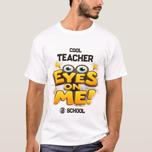 学校向けのカスタムフォト教師ギフト Tシャツ (正面)