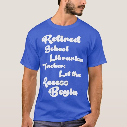 学校図書館の退職慰謝料 Tシャツ (正面)