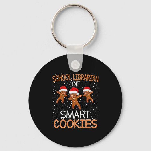 学校図書館員マートCookieクリスマスプレゼント キーホルダー (正面)