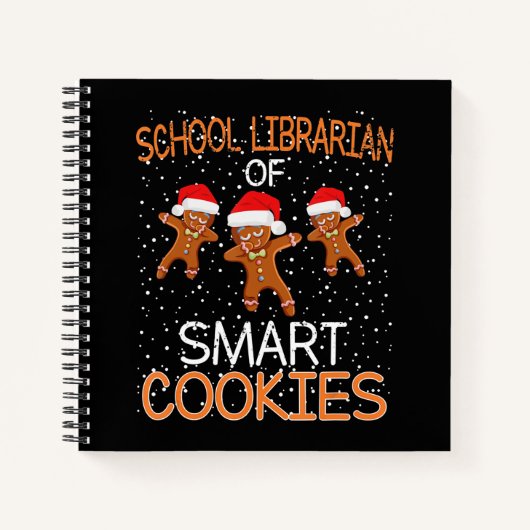 学校図書館員マートCookieクリスマスプレゼント ノートブック (正面)