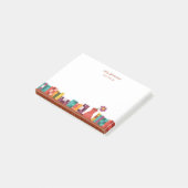 学校図書館本棚小さいノート ポストイット (アングル)