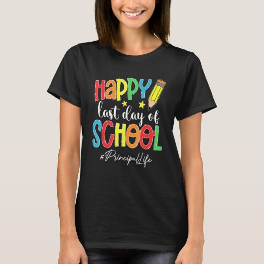 学校図書館生活の最終日の夏の終わり Tシャツ (正面)