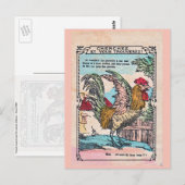 学校報奨カード 『ろうかん』（1900年代） ポストカード (正面/裏面)