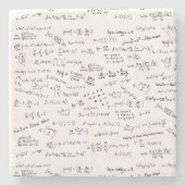 学校大学等式の数式 ストーンコースター (正面)