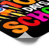 学校宇宙100日の100日を通してブラスト ポスター (角)