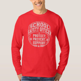 学校安全担当者 Tシャツ
