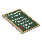 学校安全用品チェックリスト ノートブック (右側)