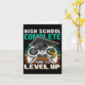学校完全クリア ゲーム 高校卒業 記念品 カード (黄色い花)