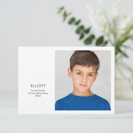 学校年記念フォトカード (スタンド正面)