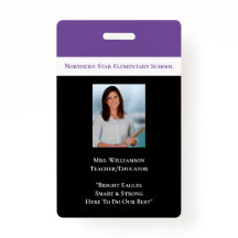 学校従業員パープルスタッフフォトId先生