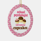 学校心理学のギフトのオーナメント セラミックオーナメント (右)
