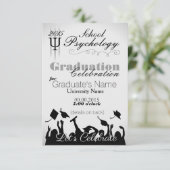 学校心理学の卒業生のパーティの招待状 招待状 (スタンド正面)