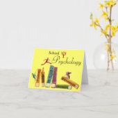 学校心理学ノートカード カード (黄色い花)