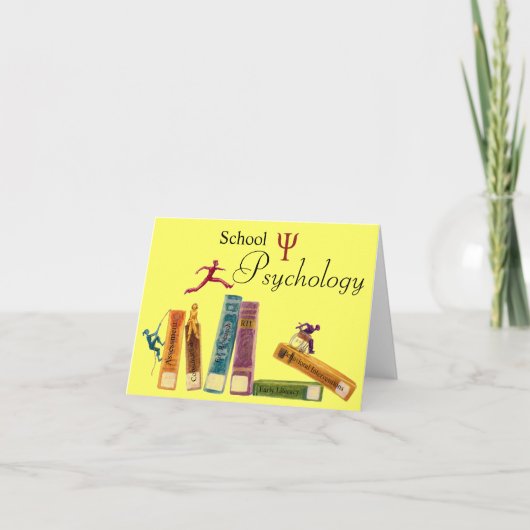 学校心理学ノートカード カード (正面)