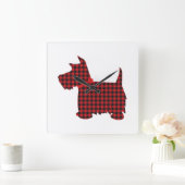 学校心理学者おもしろい役職誕生日Worke スクエア壁時計 (ホーム)