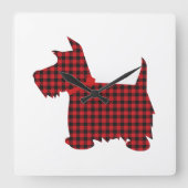 学校心理学者おもしろい役職誕生日Worke スクエア壁時計 (正面)