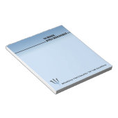 学校心理学者のプロフェッショナルノートパッド ノートパッド (アングル)