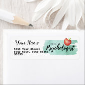 学校心理学者の差出人住所ラベル ラベル (インサイチュ)