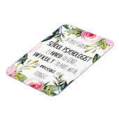 学校心理学者への感謝ギフト マグネット (左側)