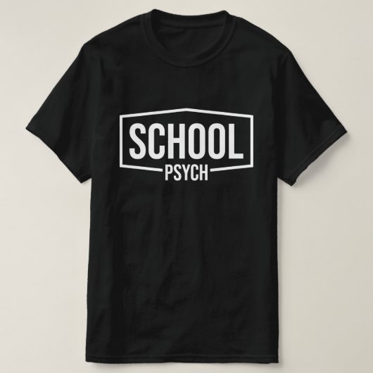 学校心理学者レトロサイケ先生 Tシャツ (デザイン正面)