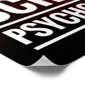 学校心理学者事務所ポスタープリント ポスター (角)