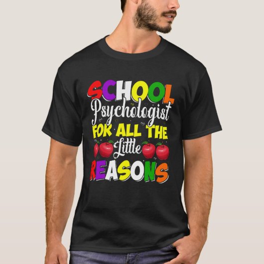 学校心理学者先生心理学専門家Grp Tシャツ (正面)