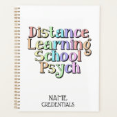 学校心理学者 プランナー手帳 (正面)