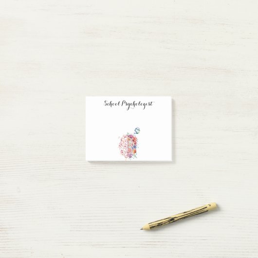 学校心理学者  ポストイット (デスク上)