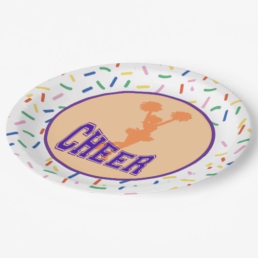 学校応援長 ペーパープレート (アングル)