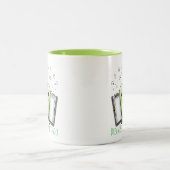 学校感動的デザイン子供へ ツートーンマグカップ (中央)