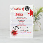 学校懇親会のクラスは個人化なります 招待状 (スタンド正面)