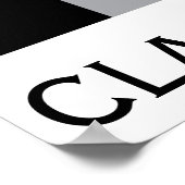 学校懇親会の写真フレーム ポスター (角)