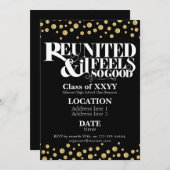 学校懇親会の招待 招待状 (正面/裏面)