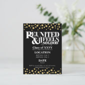 学校懇親会の招待 案内ポストカード (スタンド正面)