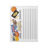 学校懇親会ゲストブックノートパッド ノートパッド (回転)