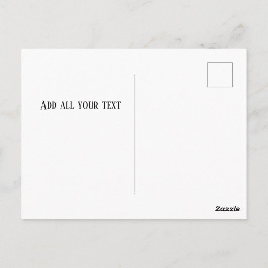 学校懇親会デザイン招待状はがき ポストカード (裏面)