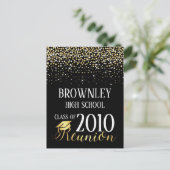 学校懇親会デザイン招待状 ポストカード (スタンド正面)