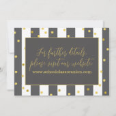 学校懇親会デザイン 招待状 (裏面)