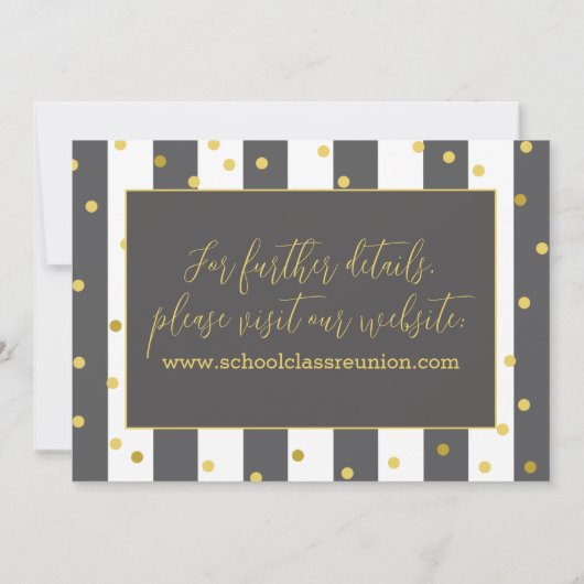 学校懇親会デザイン 招待状 (裏面)