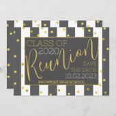 学校懇親会デザイン 招待状 (正面/裏面)