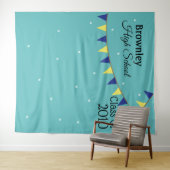 学校懇親会フォトブース背景 タペストリー (インサイチュ(横))