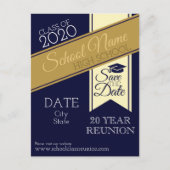 学校懇親会招待状はがき ポストカード (正面)