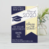 学校懇親会招待状 セーブザデート (スタンド正面)