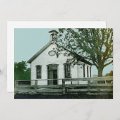 学校招待状小学校遊イベント 招待状 (正面/裏面)