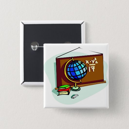 学校掲示板 缶バッジ (正面&裏面)