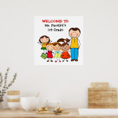 学校教室ウェルカムポスター ポスター (キッチン)